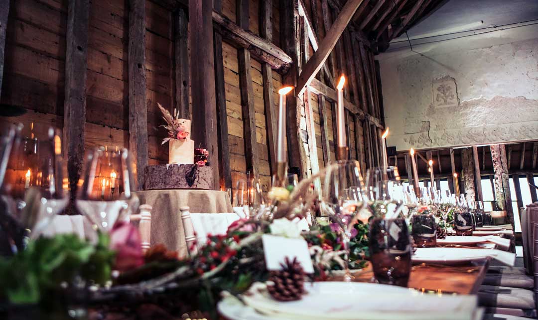Wedding breakfast featuring The Suffolk Barn plasterwork Wedding breakfast featuring The Suffolk Barn plasterwork